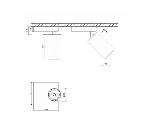 Основание SWG PRO Mini Villy MINI-VL-M11-BL