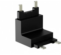 Соединитель угловой L-образный для треков накладных SWG PRO SLIM CN-SLIM-BL-TL