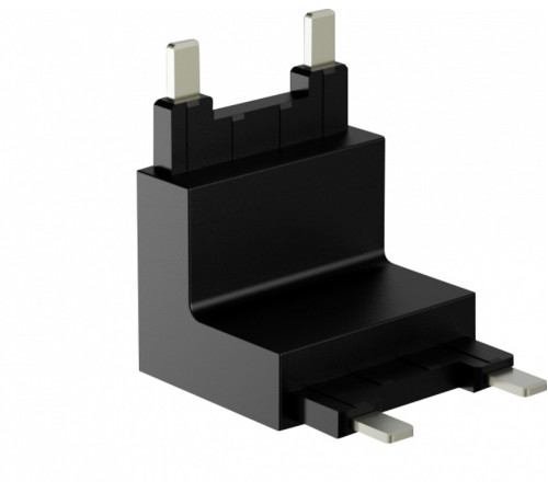 Соединитель угловой L-образный для треков накладных SWG PRO SLIM CN-SLIM-BL-TL