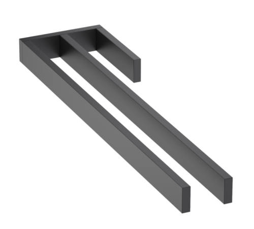 Полотенцедержатель двойной Timo Petruma черный 15252/03