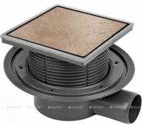 Трап точечный Bettoserb Designer Beauty 150x150 мм под плитку с рамкой 13000085B