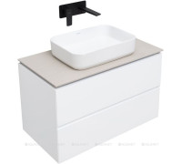 Тумба под раковину Allen Brau INFINITY 85 см белый матовый 1.21001.WM