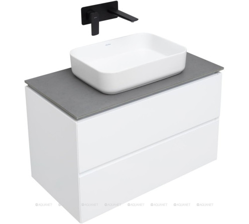 Тумба под раковину Allen Brau INFINITY 85 см белый матовый 1.21001.WM