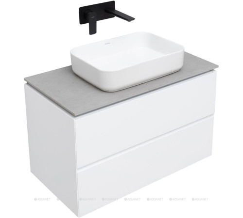 Тумба под раковину Allen Brau INFINITY 85 см белый матовый 1.21001.WM