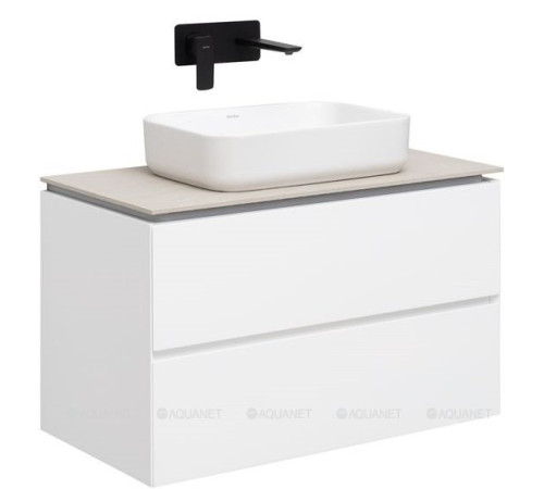 Тумба под раковину Allen Brau INFINITY 85 см белый матовый 1.21001.WM