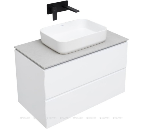 Тумба под раковину Allen Brau INFINITY 85 см белый матовый 1.21001.WM