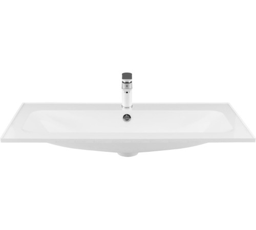 Тумба под раковину Aquanet Art 100 белый матовый 00313257