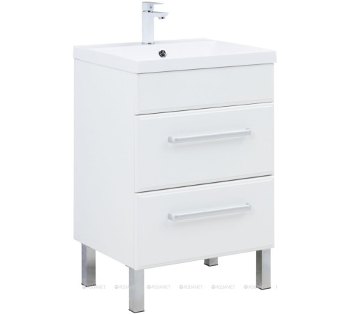 Тумба под раковину Aquanet Лукка 58 белый 00302396