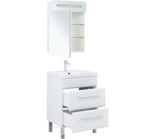 Тумба под раковину Aquanet Лукка 58 белый 00302396