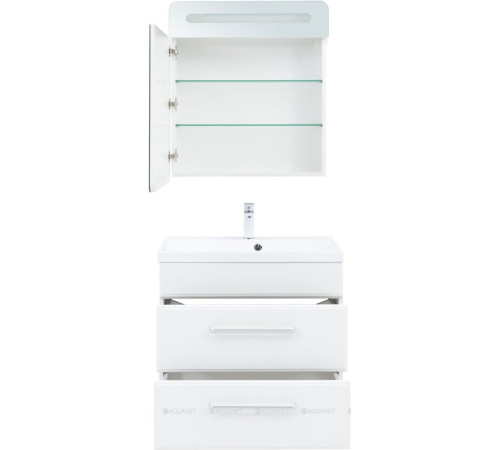 Тумба под раковину Aquanet Лукка 75 белый 00302397