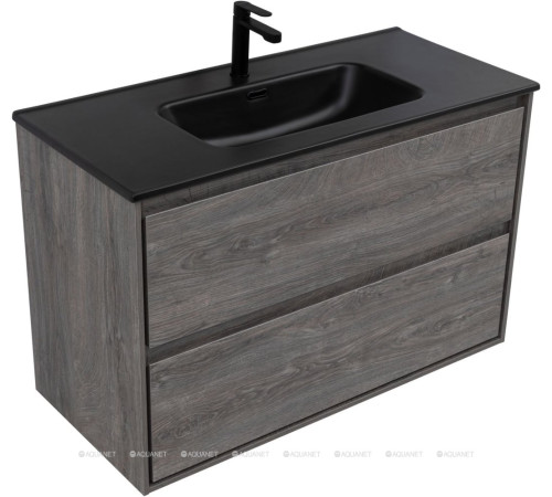 Тумба под раковину Aquanet Милан 100 дуб рошелье 00336375