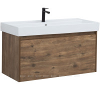 Тумба под раковину Aquanet Nova Lite 100 1+1 ящик дуб рустикальный 00249520