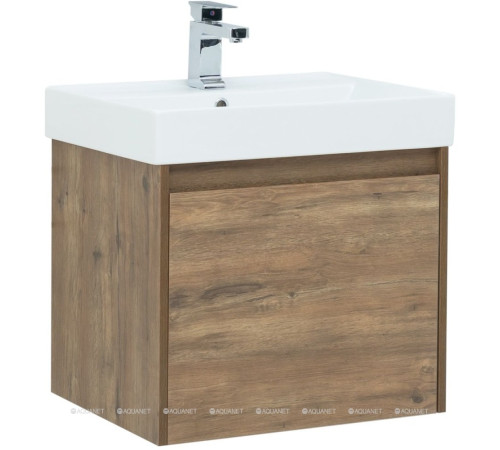Тумба под раковину Aquanet Nova Lite 60 1+1 ящик дуб рустикальный 00249511