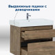 Тумба под раковину Aquanet Nova Lite 75 2 ящика дуб рустикальный 00249515