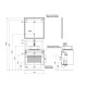 Тумба под раковину Aquanet Nova Lite 75 2 ящика дуб рустикальный 00249515