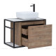 Тумба под раковину Aquanet Nova Lite LOFT 75 R дуб рустикальный 00261657