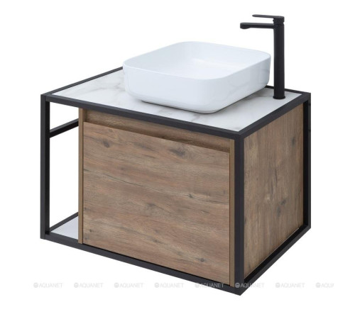 Тумба под раковину Aquanet Nova Lite LOFT 75 R дуб рустикальный 00261657