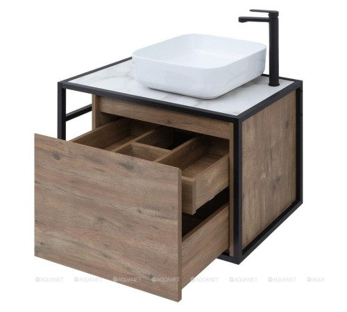 Тумба под раковину Aquanet Nova Lite LOFT 75 R дуб рустикальный 00261657