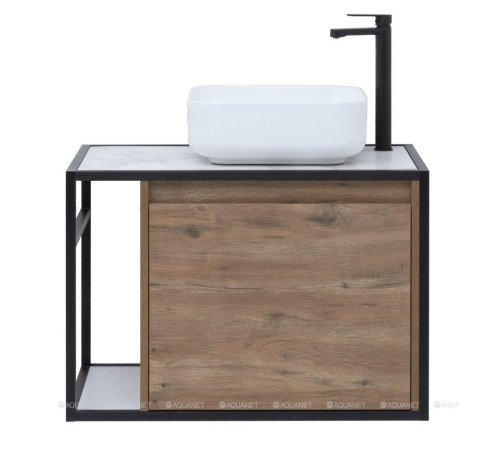 Тумба под раковину Aquanet Nova Lite LOFT 75 R дуб рустикальный 00261657