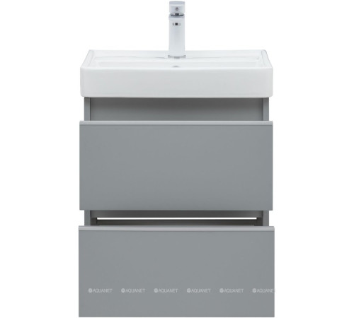 Тумба под раковину Aquanet Вега 50 2 ящика мисти грин 00329600