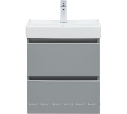Тумба под раковину Aquanet Вега 50 2 ящика мисти грин 00329600