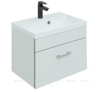 Тумба под раковину Aquanet Верона 50 подвесная белый матовый 00272425