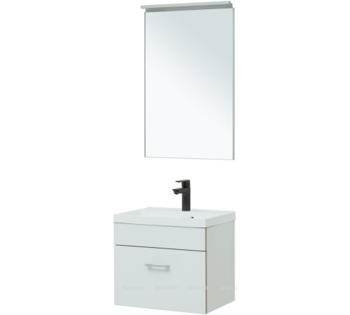 Тумба под раковину Aquanet Верона 50 подвесная белый матовый 00272425