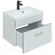 Тумба под раковину Aquanet Верона 50 подвесная белый матовый 00272425