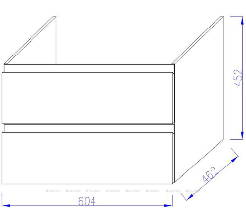 Тумба под раковину Jacob Delafon Madeleine 600 мм Белый блестящий EB2052-J5