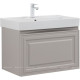 Тумба с раковиной Aquanet Агата 75 1 ящик бежевый 00348185