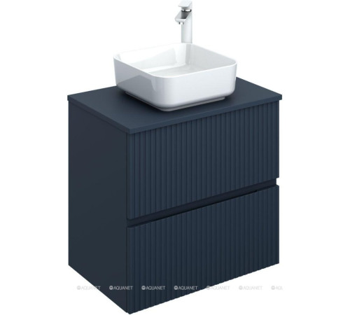 Тумба с раковиной Aquanet Джейн 70 маренго раковина Фортуна 00332525