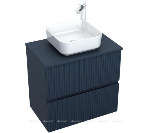 Тумба с раковиной Aquanet Джейн 70 маренго раковина Фортуна 00332525