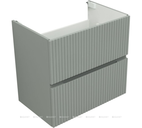 Тумба с раковиной Aquanet Джейн 70 мисти грин раковина Фортуна 00332520