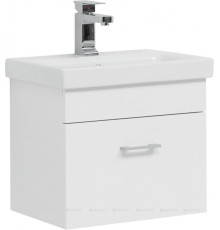 Тумба с раковиной Aquanet Нота 50 (Moduo Slim) белый 00254064