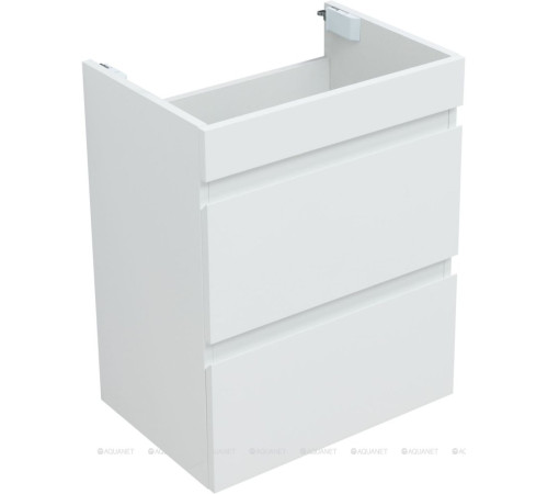 Тумба с раковиной Aquanet Нота New 50 белый глянец 00335869