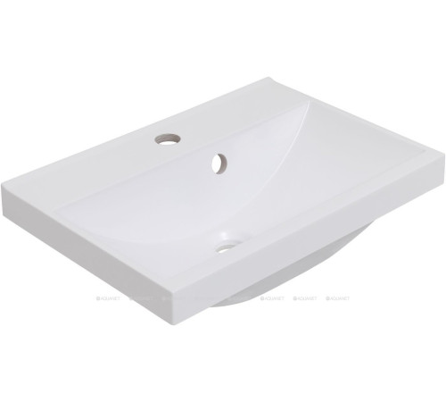 Тумба с раковиной Aquanet Нота New 50 белый глянец 00335869