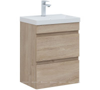 Тумба с раковиной Aquanet Нота New 50 дуб светлый 00335879