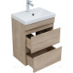 Тумба с раковиной Aquanet Нота New 50 дуб светлый 00335879