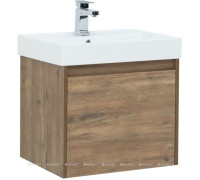 Тумба с раковиной Aquanet Nova Lite 60 1+1 ящик дуб рустикальный 00254694