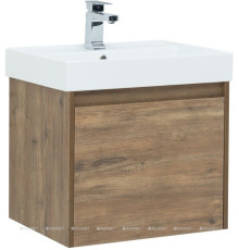 Тумба с раковиной Aquanet Nova Lite 60 1+1 ящик дуб рустикальный 00254694