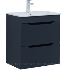 Тумба с раковиной Aquanet Практика 60 2 ящика маренго 00332509