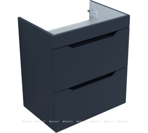 Тумба с раковиной Aquanet Практика 60 2 ящика маренго 00332509
