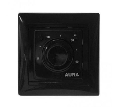 Терморегулятор Aura LTC 030 черный CN643