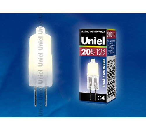 Лампа галогеновая Uniel G4 20Вт K 826