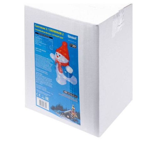 Снеговик световой Uniel ULD 11030