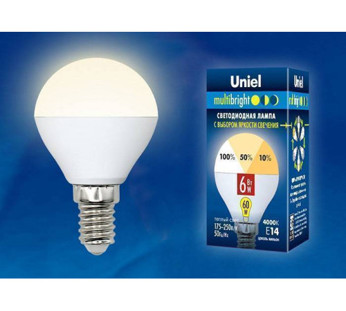 Лампа светодиодная Uniel MB PLM11WH E14 6Вт 3000K UL-00002375