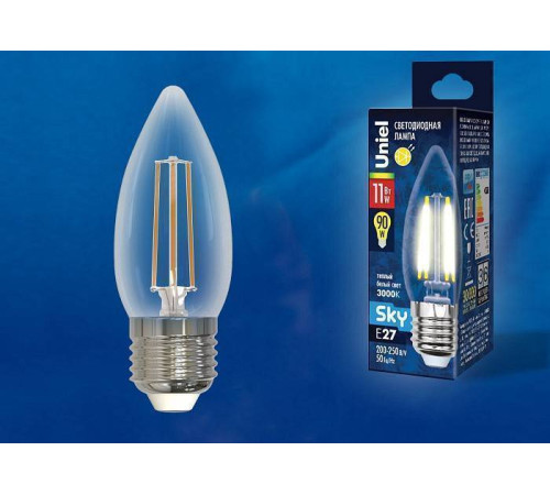 Лампа светодиодная Uniel E27 11Вт 3000K UL-00005166