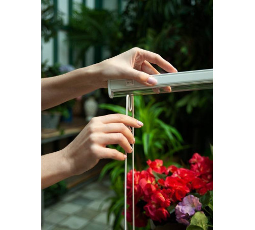 Подставка для цветов Uniel UFP-G20S H50 WHITE UL-00007139