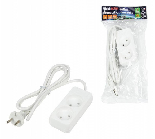 Удлинитель Uniel Ultra 3 розетки 3 м с заземлением и выключателем UL-00009975