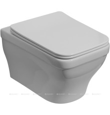 Унитаз подвесной Aquanet Elegant W с сиденьем Slim Soft Close безободковый 00280960